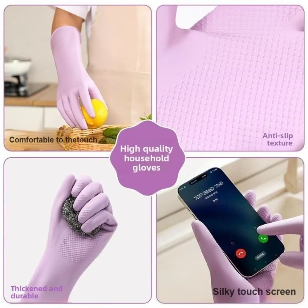 Latex Dish Washing Gloves with - Dish Glove Rubber 评论和价格