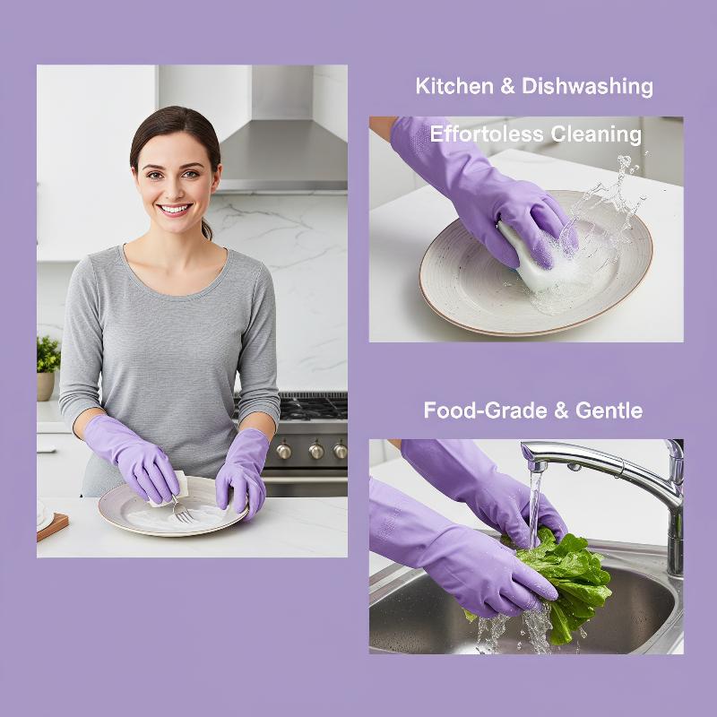 1Pair Latex Dish Washing Glove - Dish Glove Rubber 评论和价格