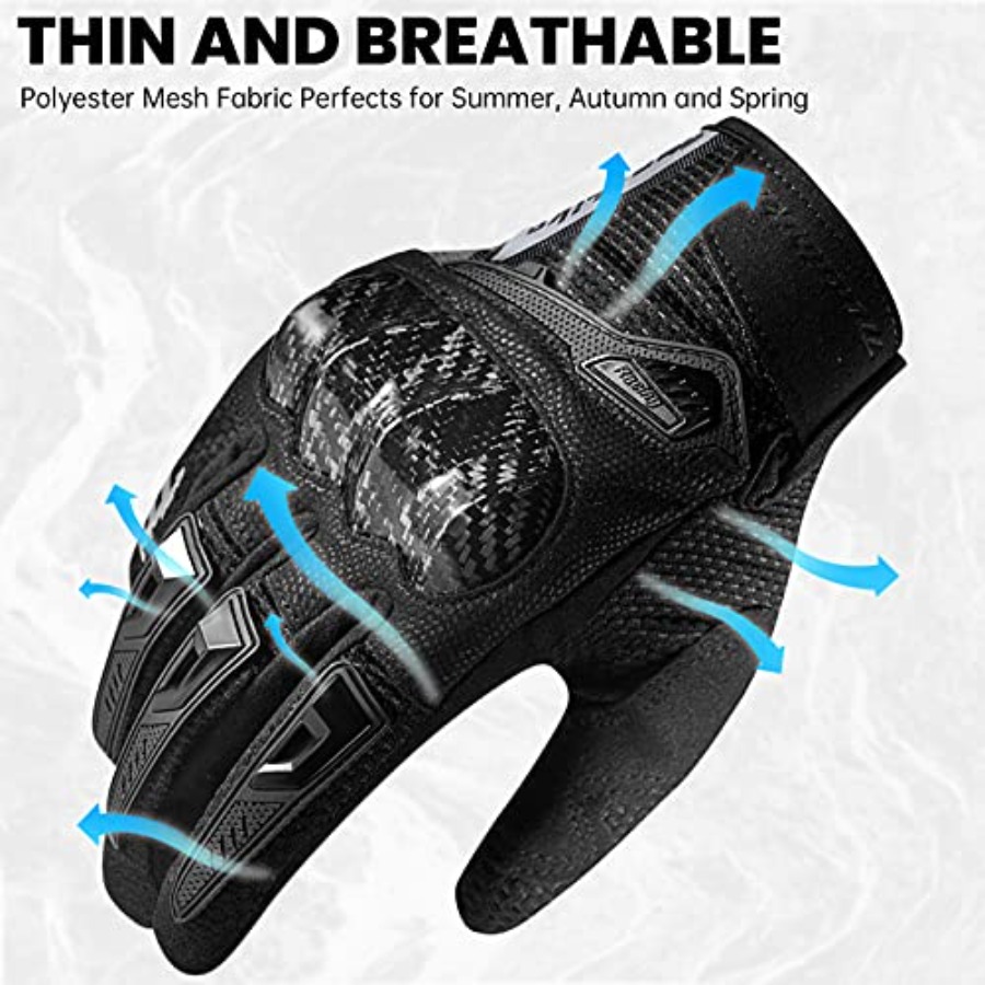 Motorcycle Gloves Touchscreen  - Motorcycle Glove Knuckle 评论和价格