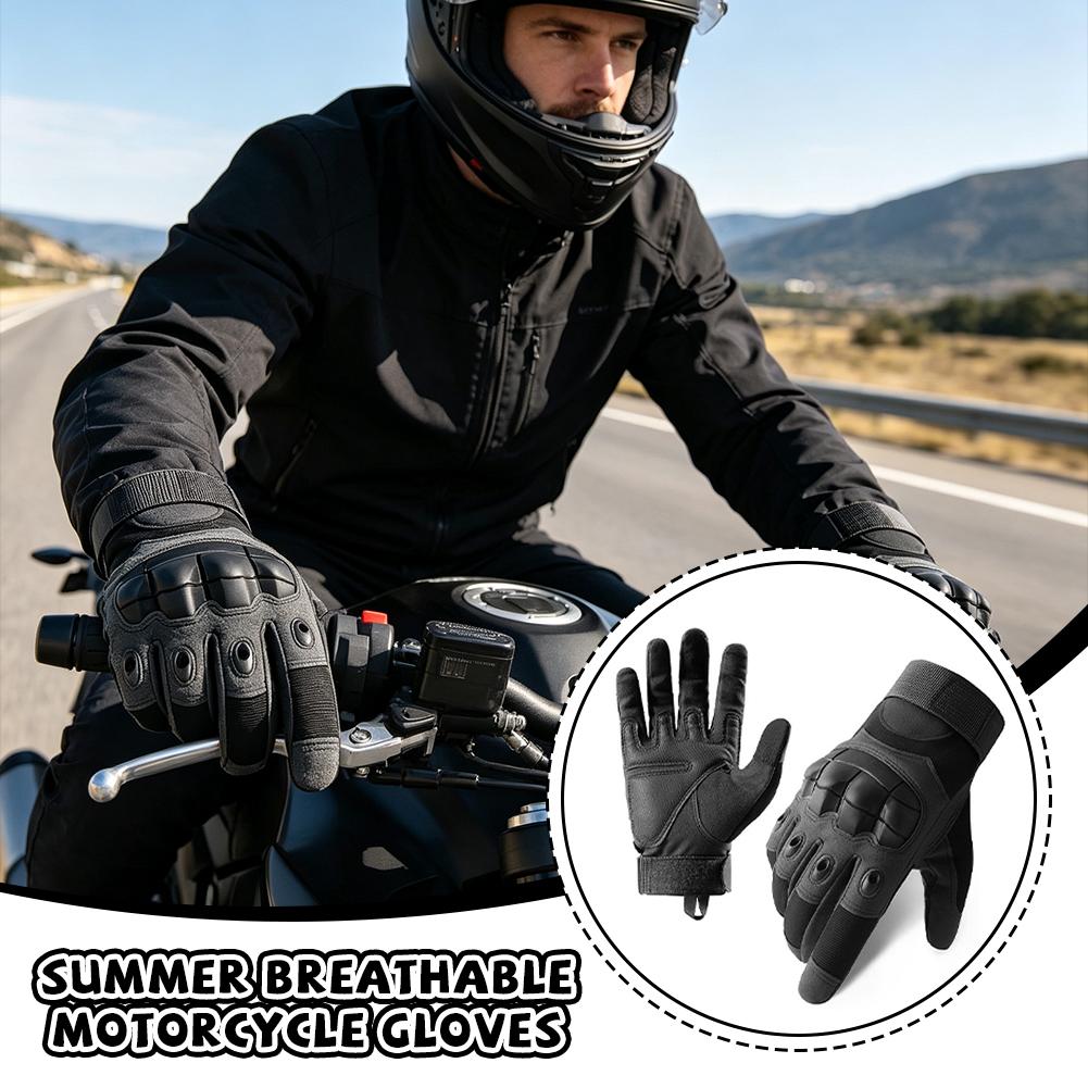 Summer Motorcycle Gloves Full  - Motorcycle Glove Knuckle 评论和价格