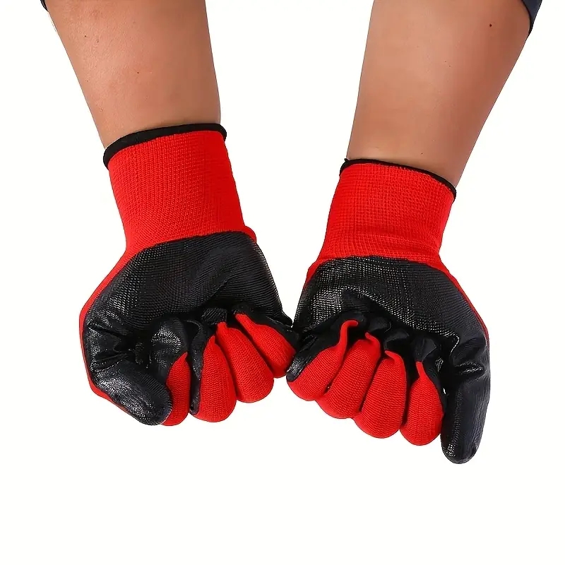 4/20PCS Nitrile Coated Safety  - Nitrile Mechanic Glove 评论和价格
