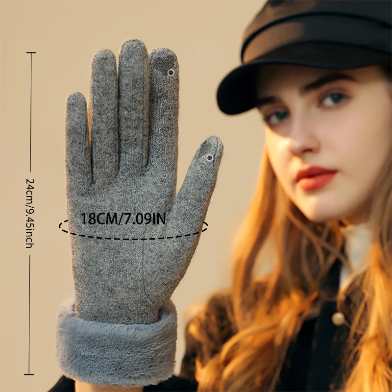 TRALOW Women's Winter Knit Tou - Wool Glove Lined 评论和价格