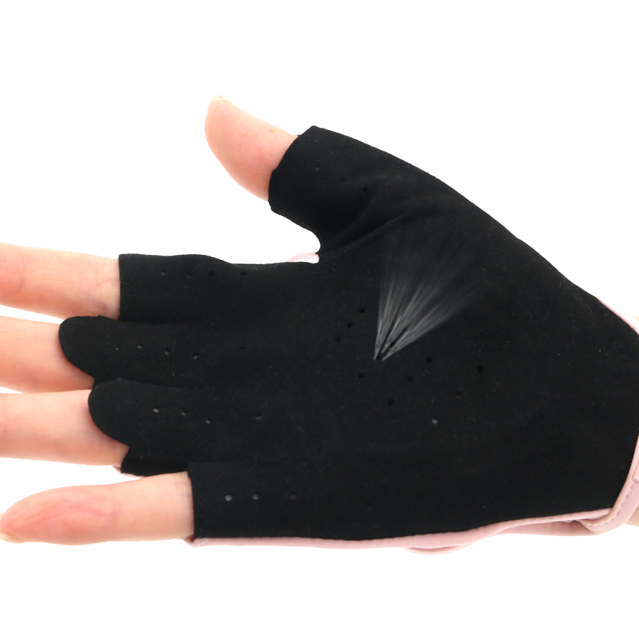 Women Pink Half Finger Fitness - Workout Glove Gym 评论和价格
