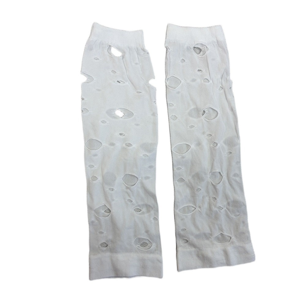 Sleeve Covers Ripped Arm Warme - Fingerless Glove Knit 评论和价格