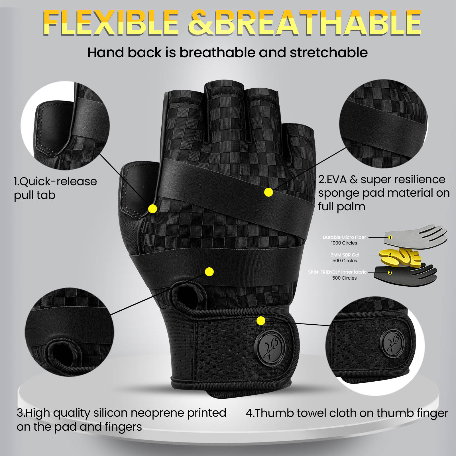 Gym Gloves for Men Sports Mult - Workout Glove Gym 评论和价格