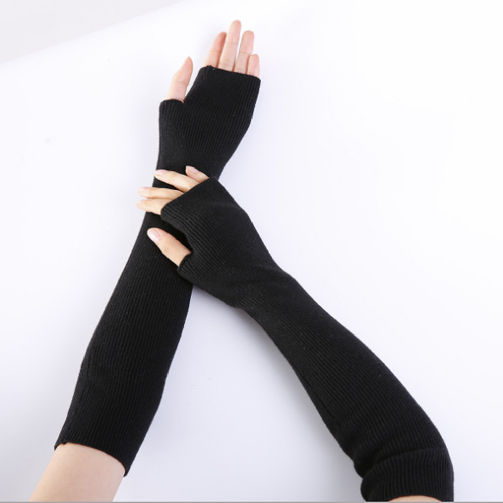 Unisex Men Ladies Fingerless G - Fingerless Glove Knit 评论和价格