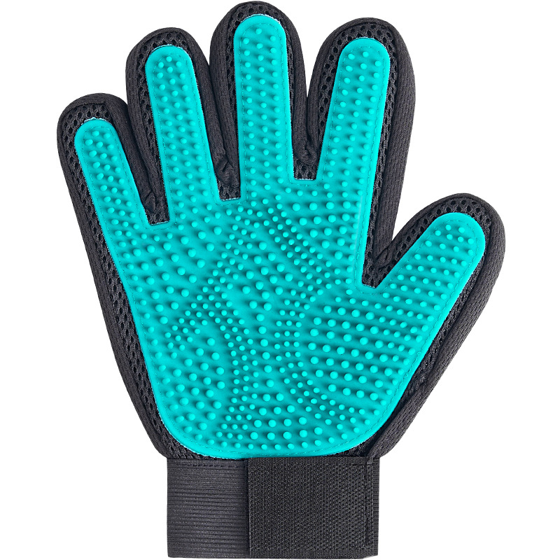 Pet Grooming Glove, Gentle Hai - Rubber Glove Cleaning 评论和价格