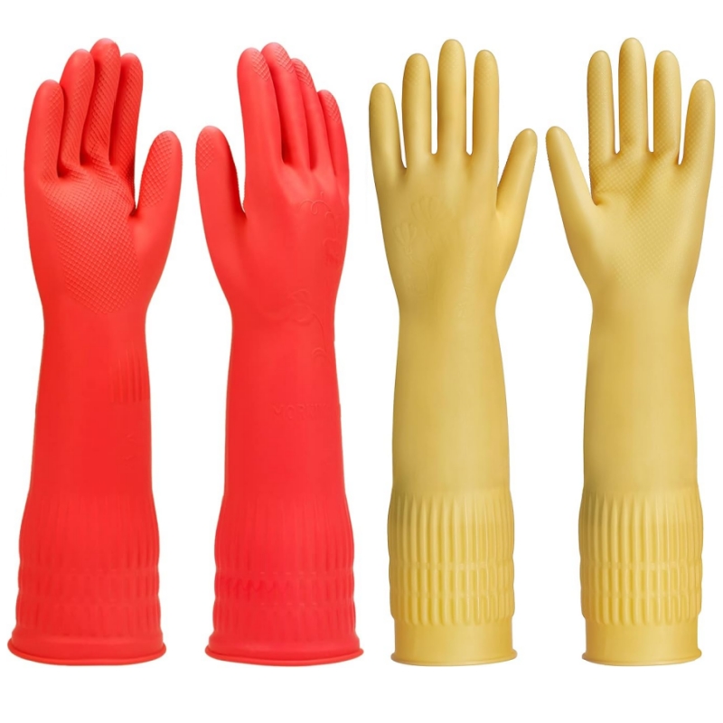 45CM Extra-Long Rubber Cleanin - Dish Glove Rubber 评论和价格