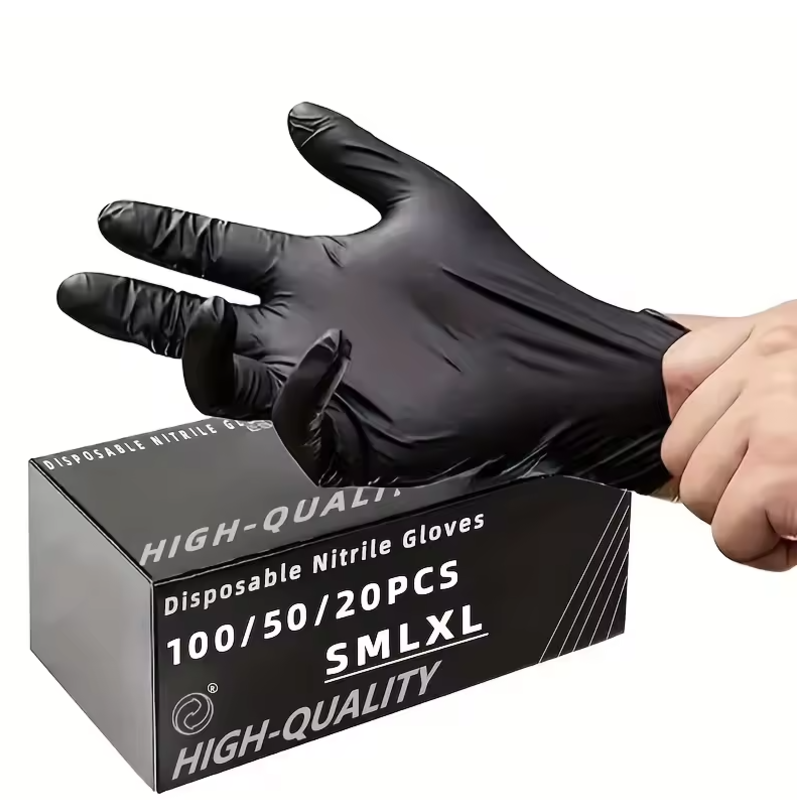 100/50/20PCS Black Nitrile Glo - Nitrile Mechanic Glove 评论和价格