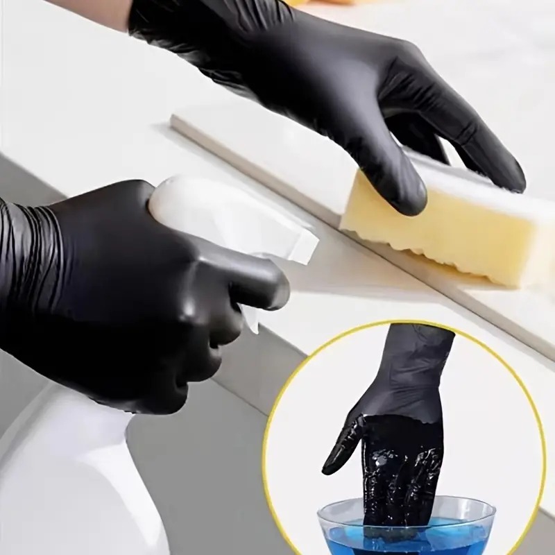100/50/20PCS Black Nitrile Glo - Nitrile Mechanic Glove 评论和价格