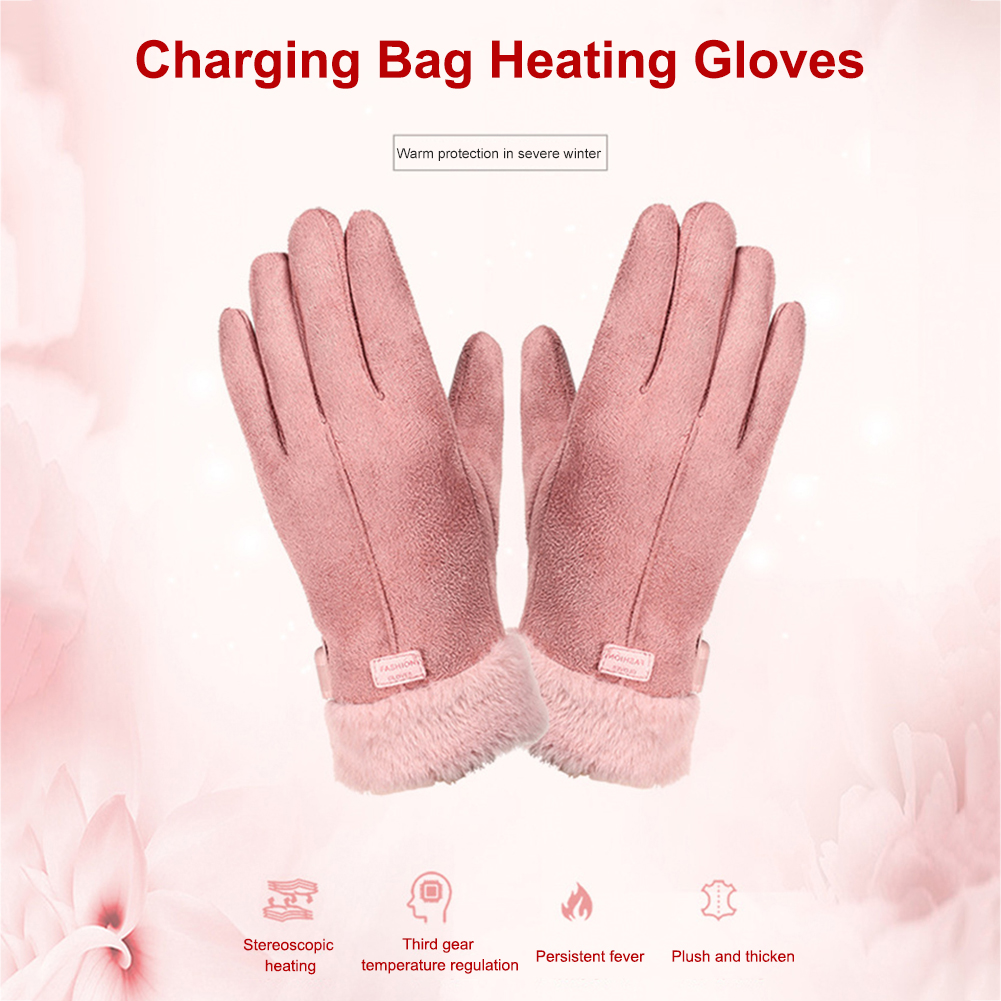 USB Electric Heated Gloves Out - Ski Glove Waterproof 评论和价格