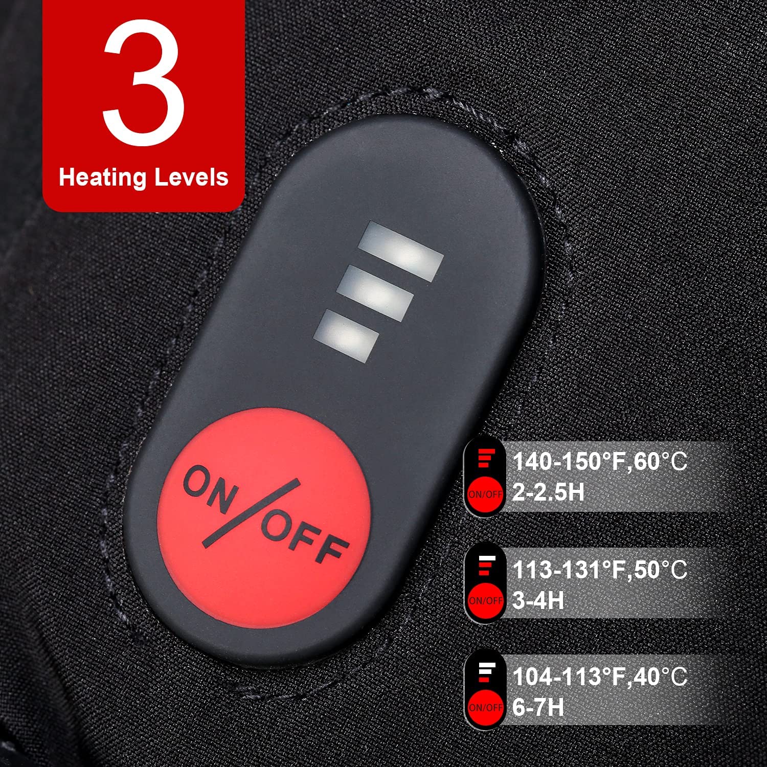SNOW DEER Winter Heated Gloves - Heat Resistant Glove 评论和价格