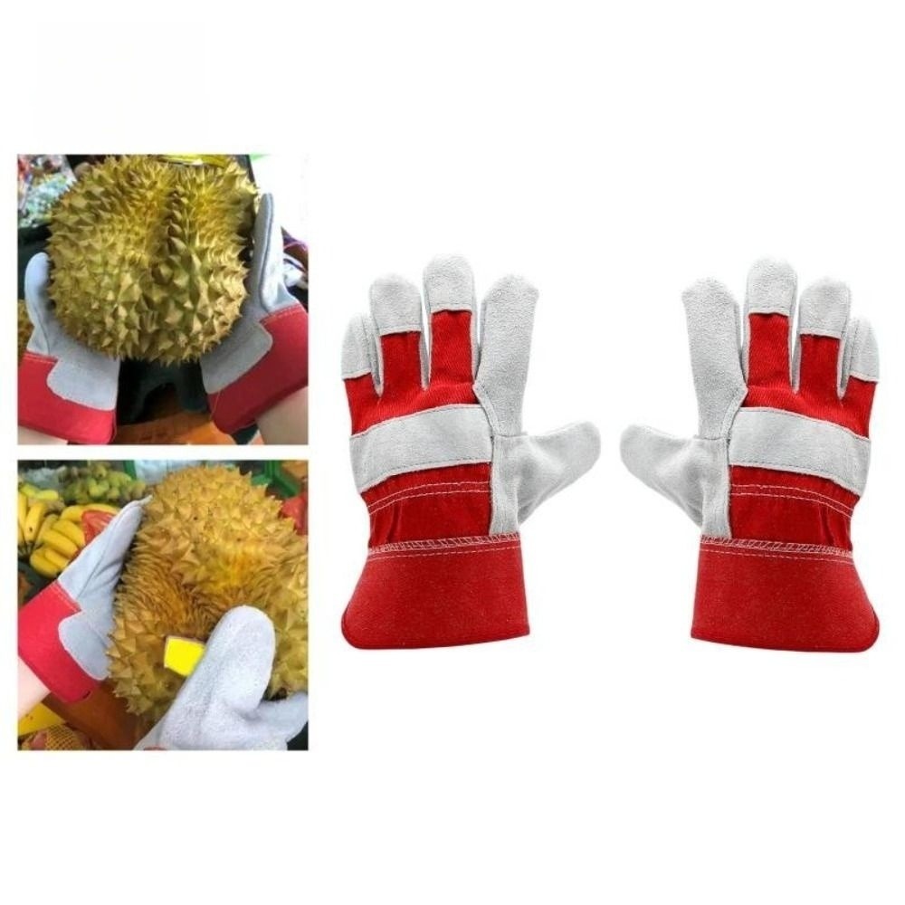 Cowhide Leather Gardening Glov - Cut Resistant Glove 评论和价格