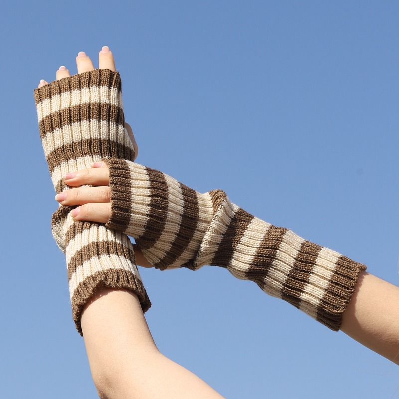 Women's Knitted Fingerless Arm - Fingerless Glove Knit 评论和价格