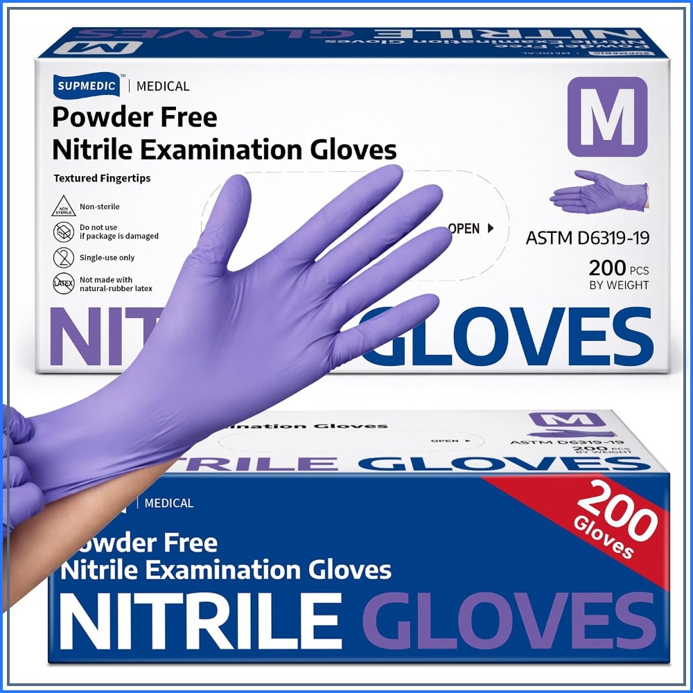 Nitrile Disposable Gloves, 200 - Exam Glove Nitrile 评论和价格