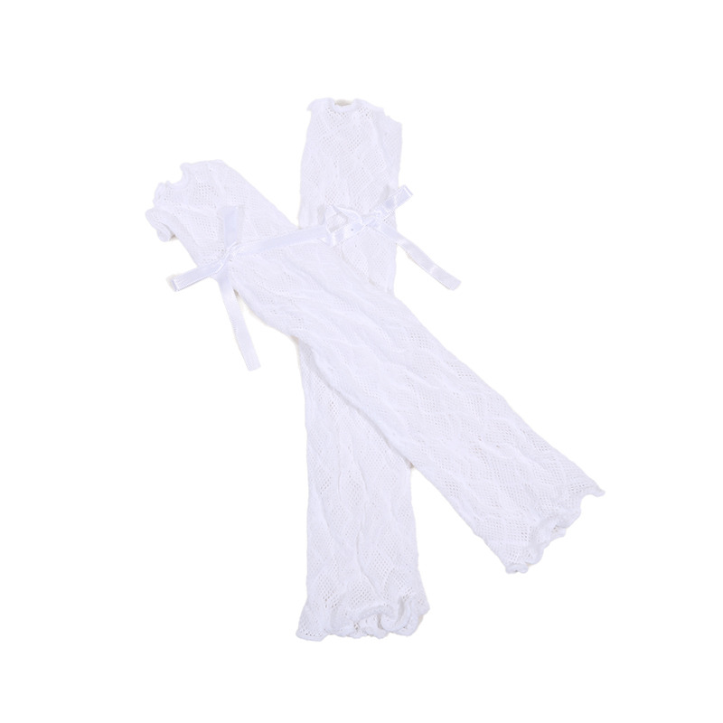 Summer Long Lace Ruffle Mesh F - Fingerless Glove Knit 评论和价格