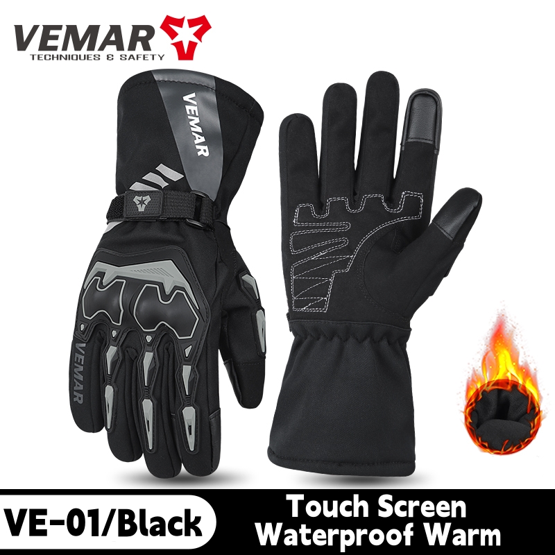 VE-01 Waterproof Winter Motorc - Winter Glove Insulated 评论和价格
