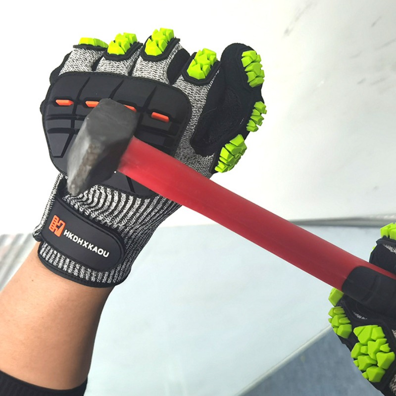 New TPR Mechanical Anti-Impact - Work Glove Impact 评论和价格