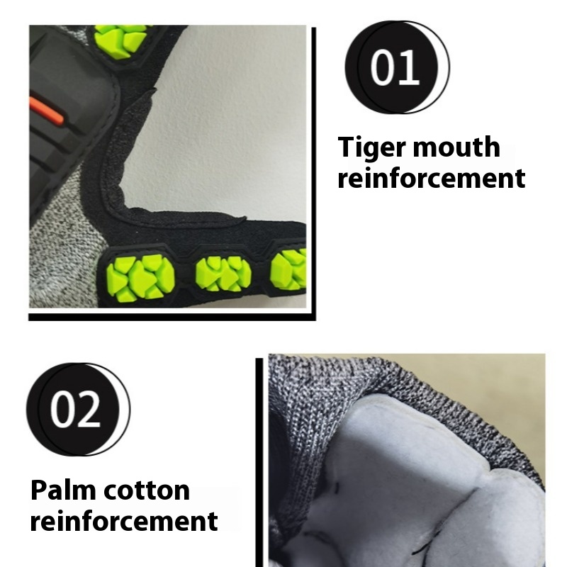 New TPR Mechanical Anti-Impact - Work Glove Impact 评论和价格