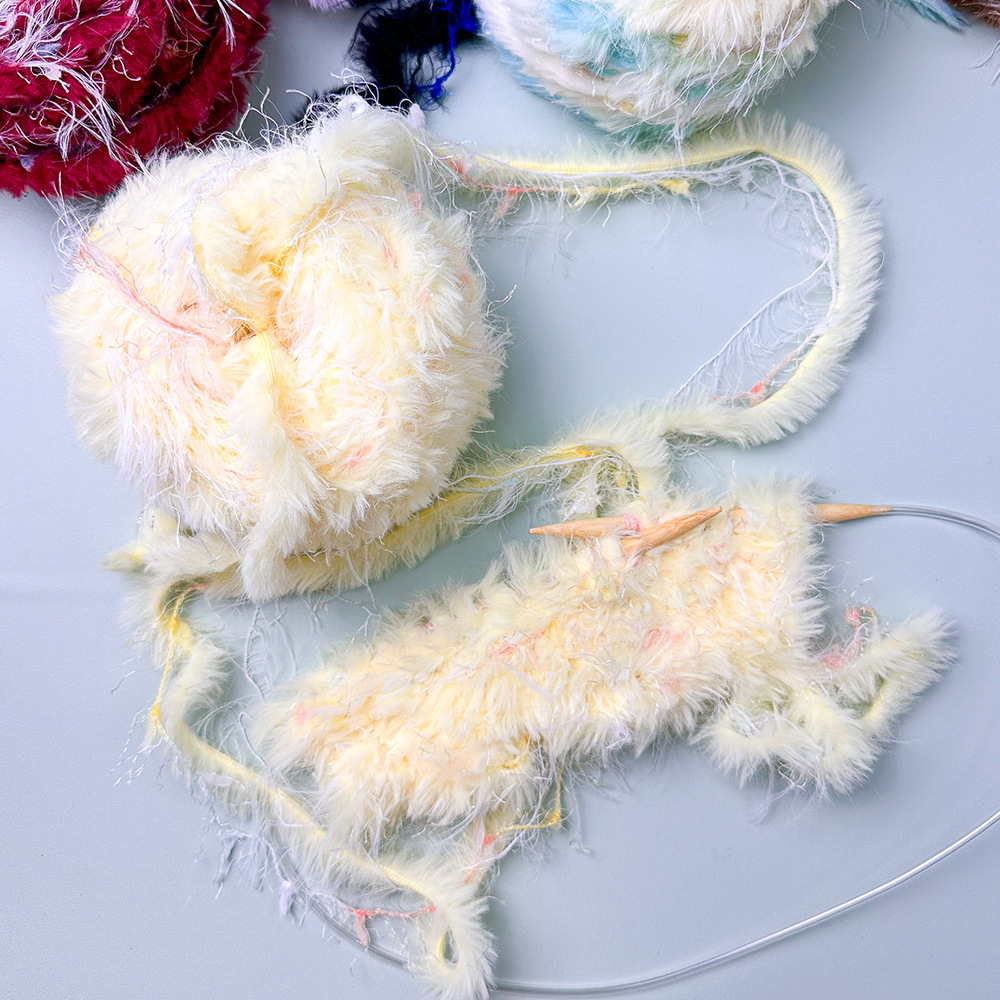 100g Hand Mixed Line Fur Line  - Wool Glove Lined 评论和价格