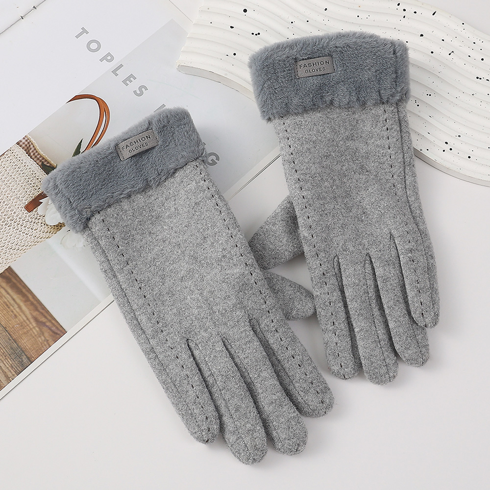 Women Winter Gloves Flip Top F - Wool Glove Lined 评论和价格