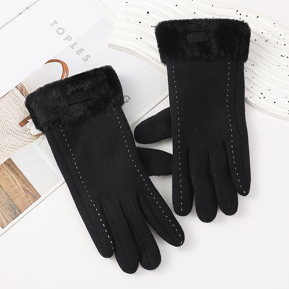 Women Winter Gloves Flip Top F - Wool Glove Lined 评论和价格