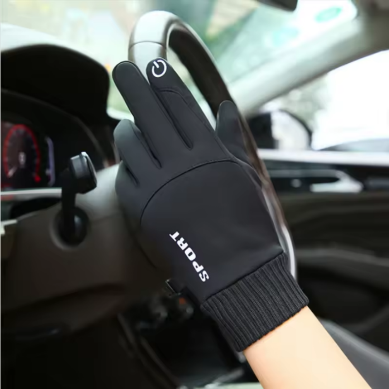 Winter Gloves Men Women Touch  - Leather Driving Glove 评论和价格