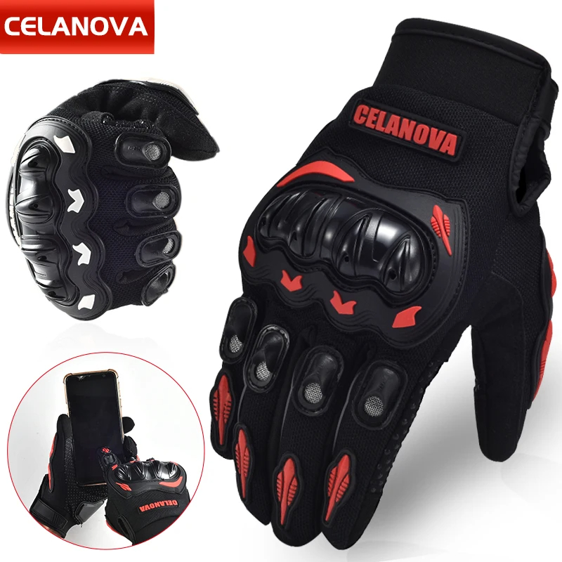 New Men Bicycle Motorcycle Glo - Motorcycle Glove Knuckle 评论和价格