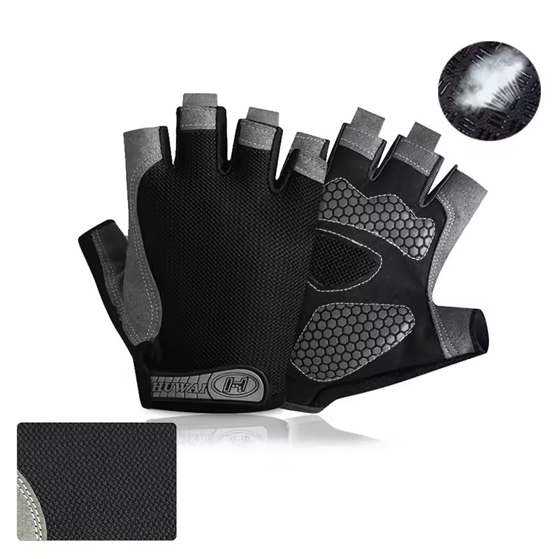 Breathable Anti-Slip Half Fing - Workout Glove Gym 评论和价格