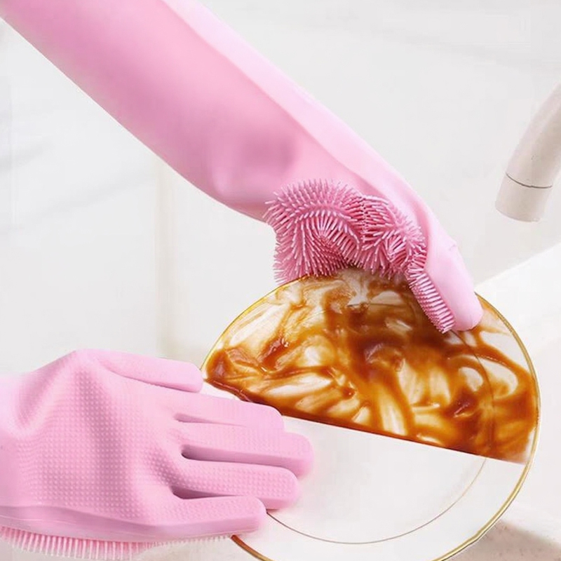 Dishwashing Cleaning Gloves Ma - Dish Glove Rubber 评论和价格