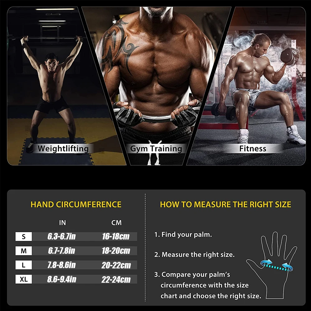 1Pair Half Finger Gym Fitness  - Workout Glove Gym 评论和价格