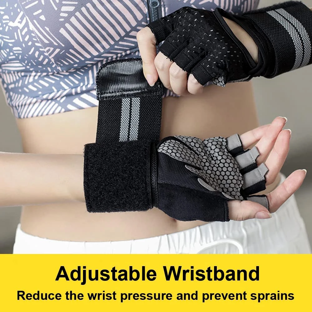 1Pair Half Finger Gym Fitness  - Workout Glove Gym 评论和价格