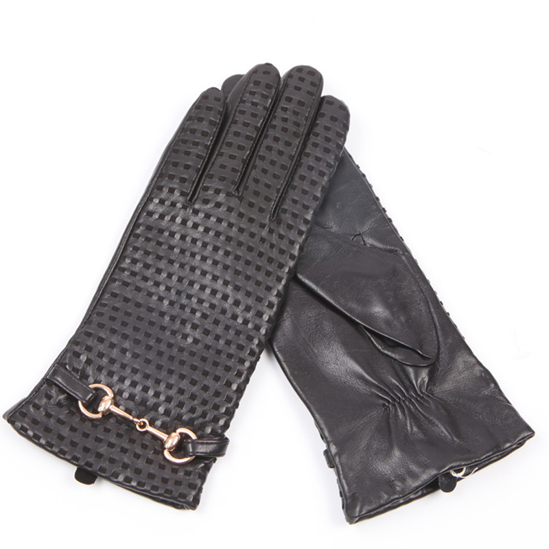Autumn Winter Real Leather Glo - Wool Glove Lined 评论和价格