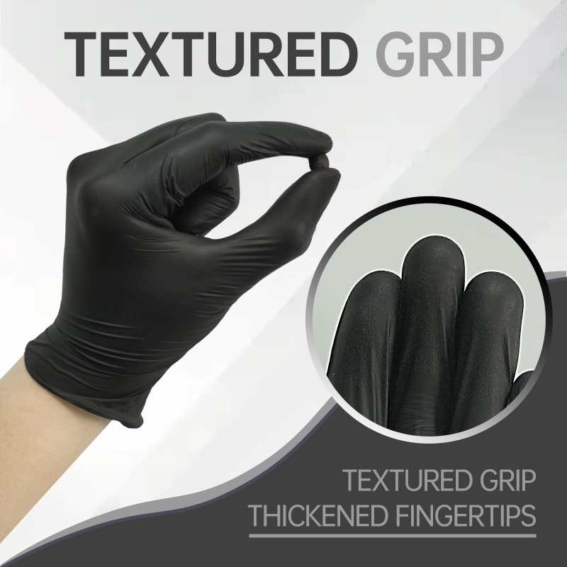 100PCS Black Nitrile Gloves Di - Nitrile Mechanic Glove 评论和价格