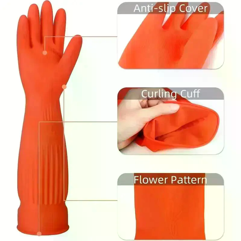 Long Reusable Rubber Dishwashi - Dish Glove Rubber 评论和价格