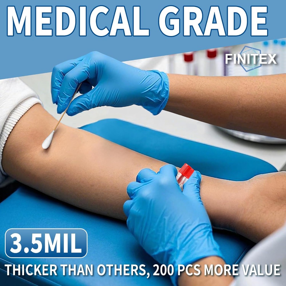 Blue Disposable Nitrile Exam G - Exam Glove Nitrile 评论和价格