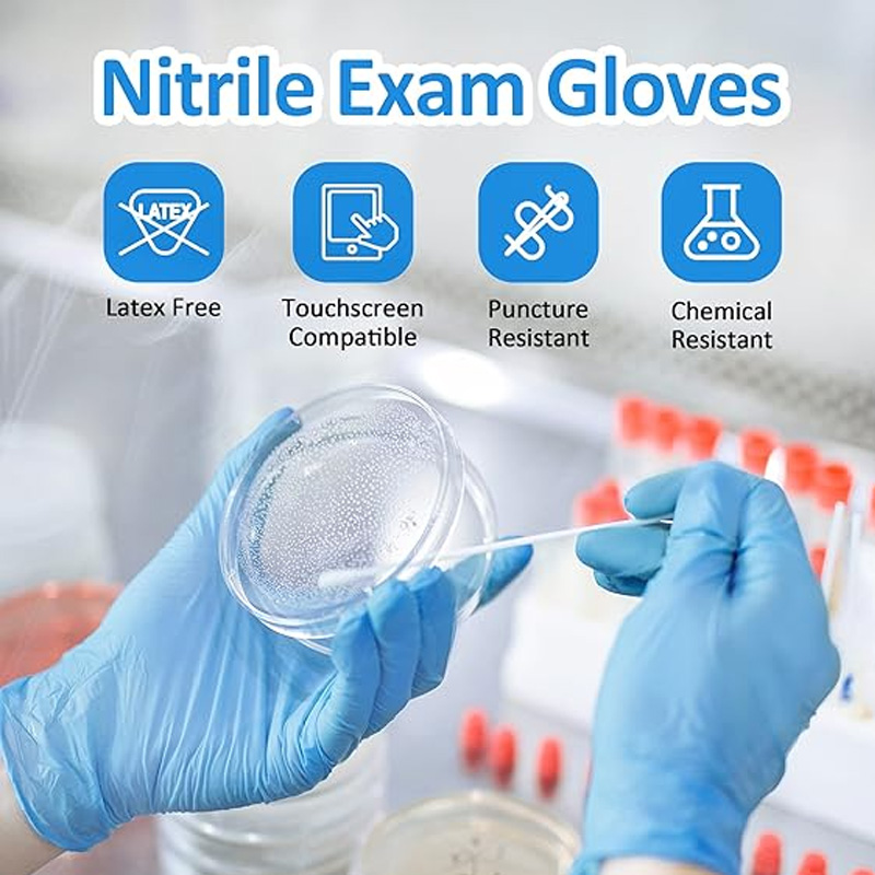 Medical Grade Blue Nitrile Glo - Exam Glove Nitrile 评论和价格