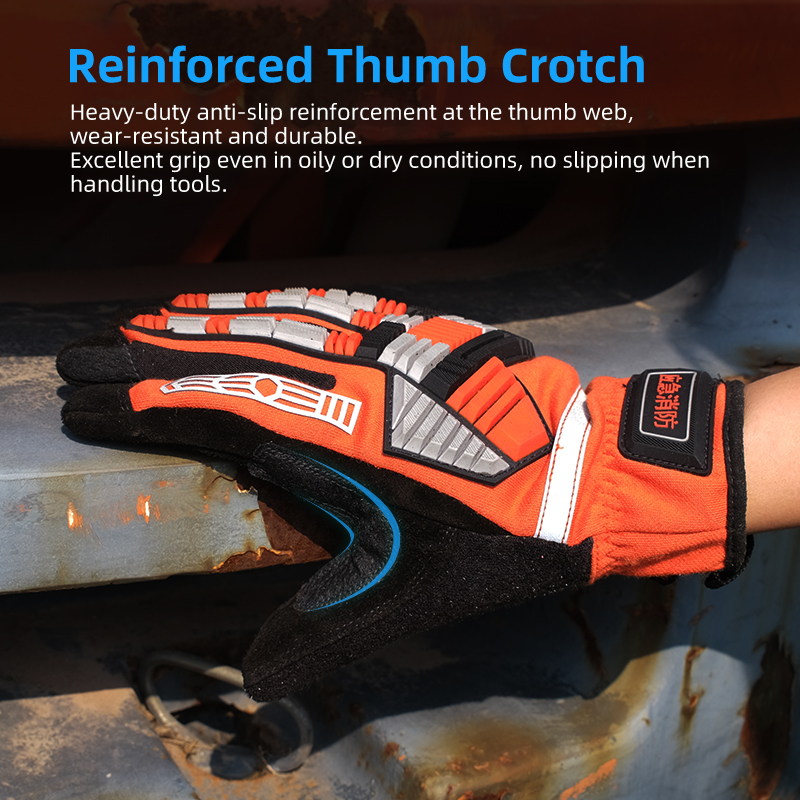 XYEHS 1 Pair TPR Impact Resist - Work Glove Impact 评论和价格